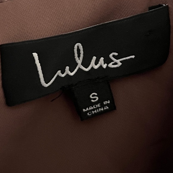 LULUS Women’s Mauve Reinette Faux Wrap Sleeveless Midi Dress Size S - Picture 4 of 6